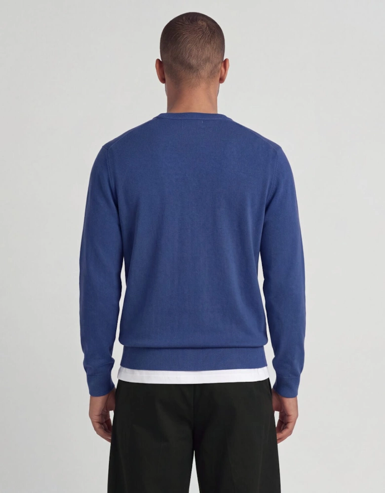 Cotton Merino Crew Neck Jumper