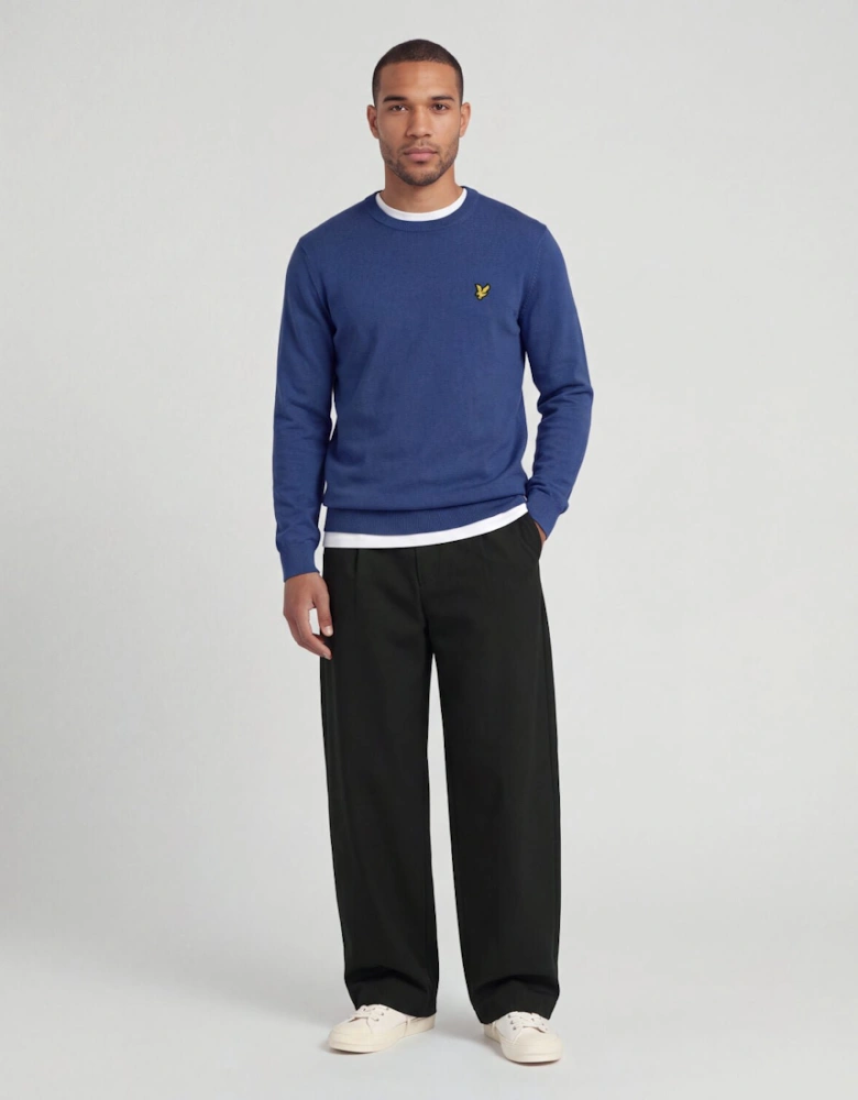 Cotton Merino Crew Neck Jumper