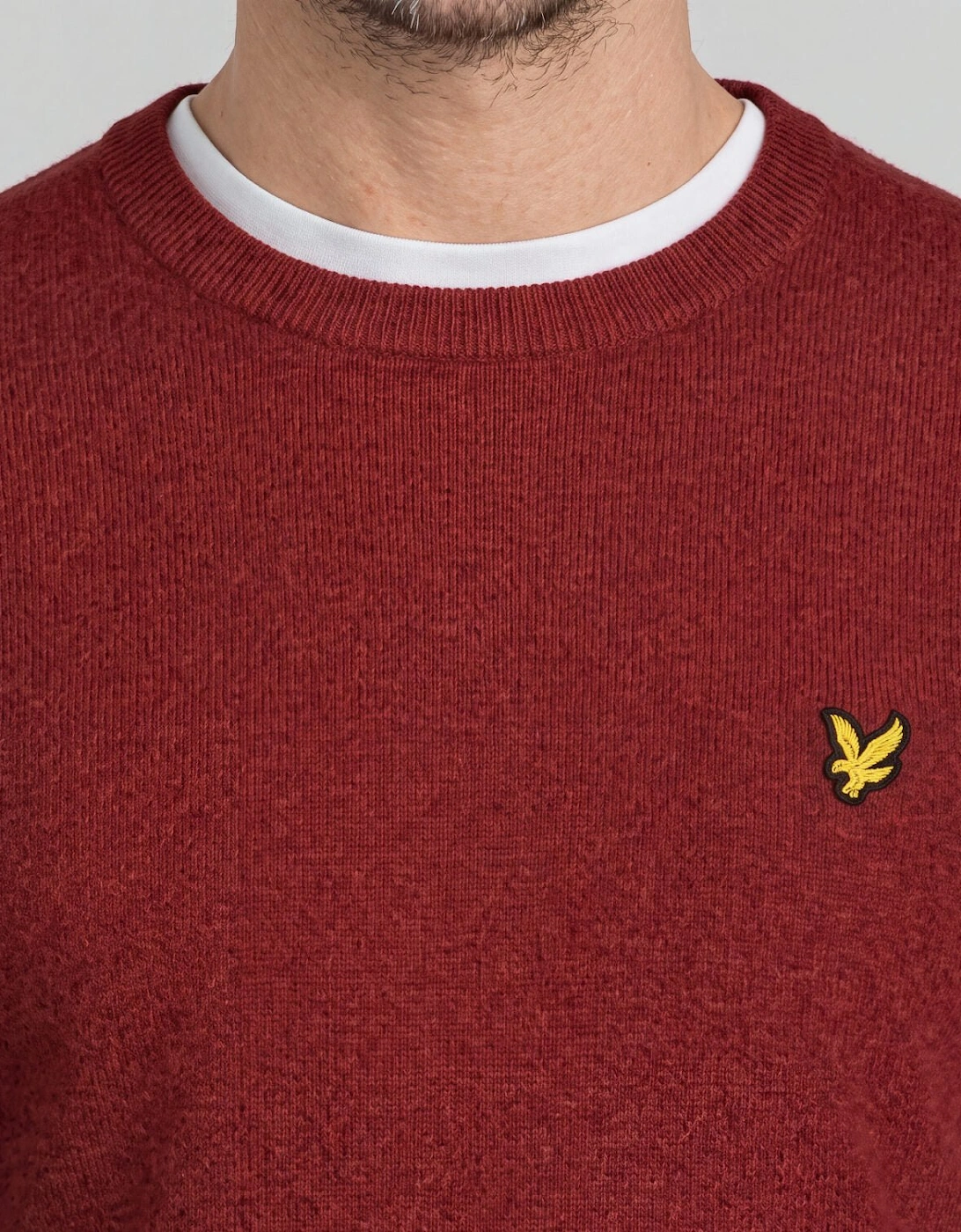Lambswool Blend Crew Neck Jumper