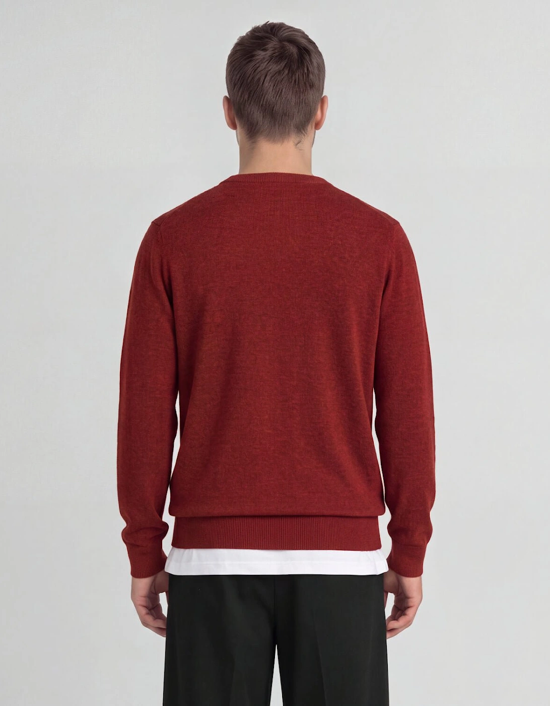 Lambswool Blend Crew Neck Jumper