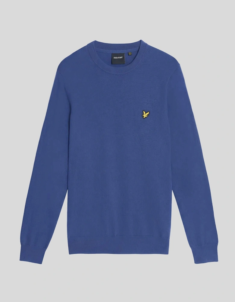 Cotton Merino Crew Neck Jumper