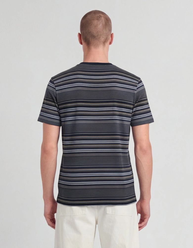 Multi Stripe Cotton T-Shirt
