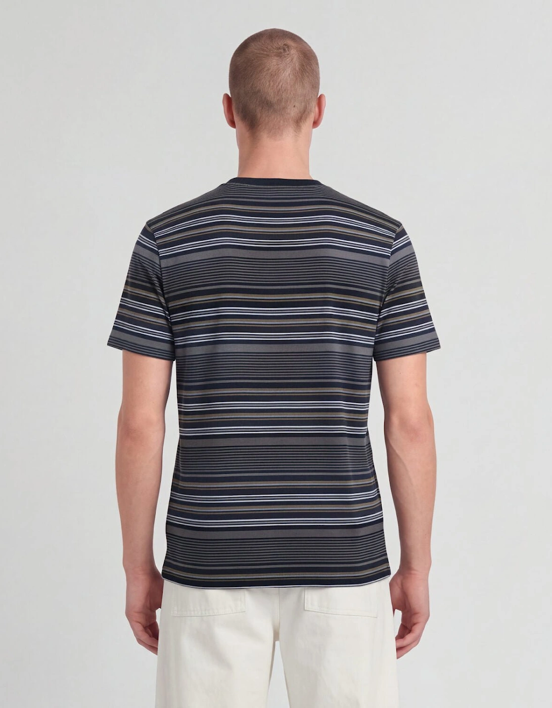 Multi Stripe Cotton T-Shirt