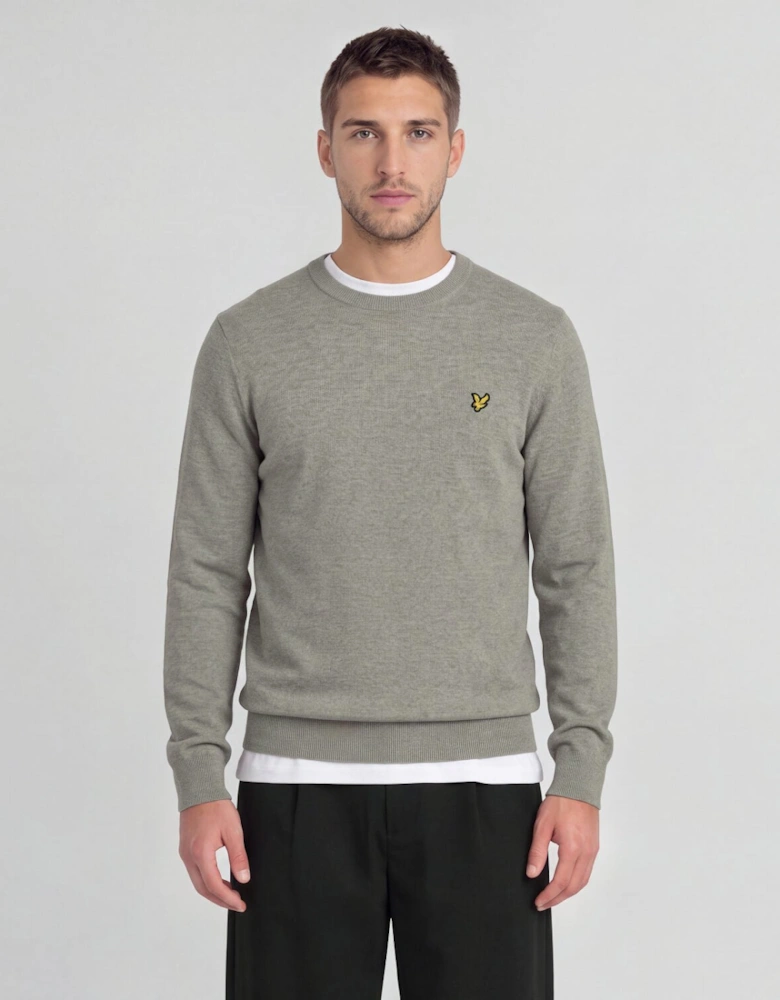 Lambswool Blend Crew Neck Jumper