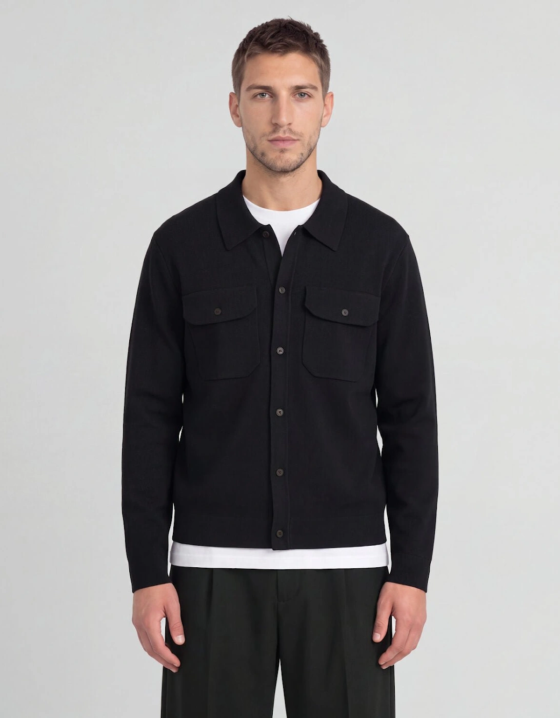 Utility Knit Overshirt