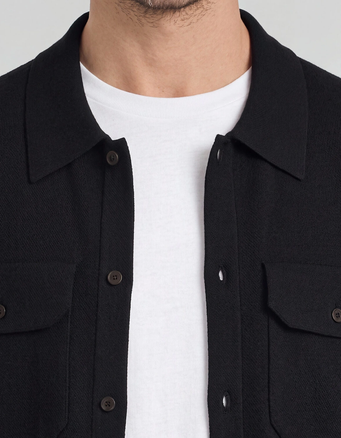 Utility Knit Overshirt