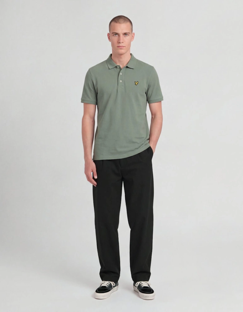 Jacquard Tipped Polo Shirt