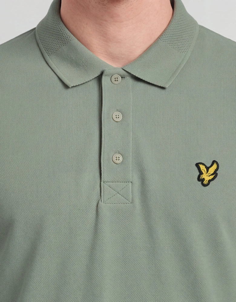 Jacquard Tipped Polo Shirt