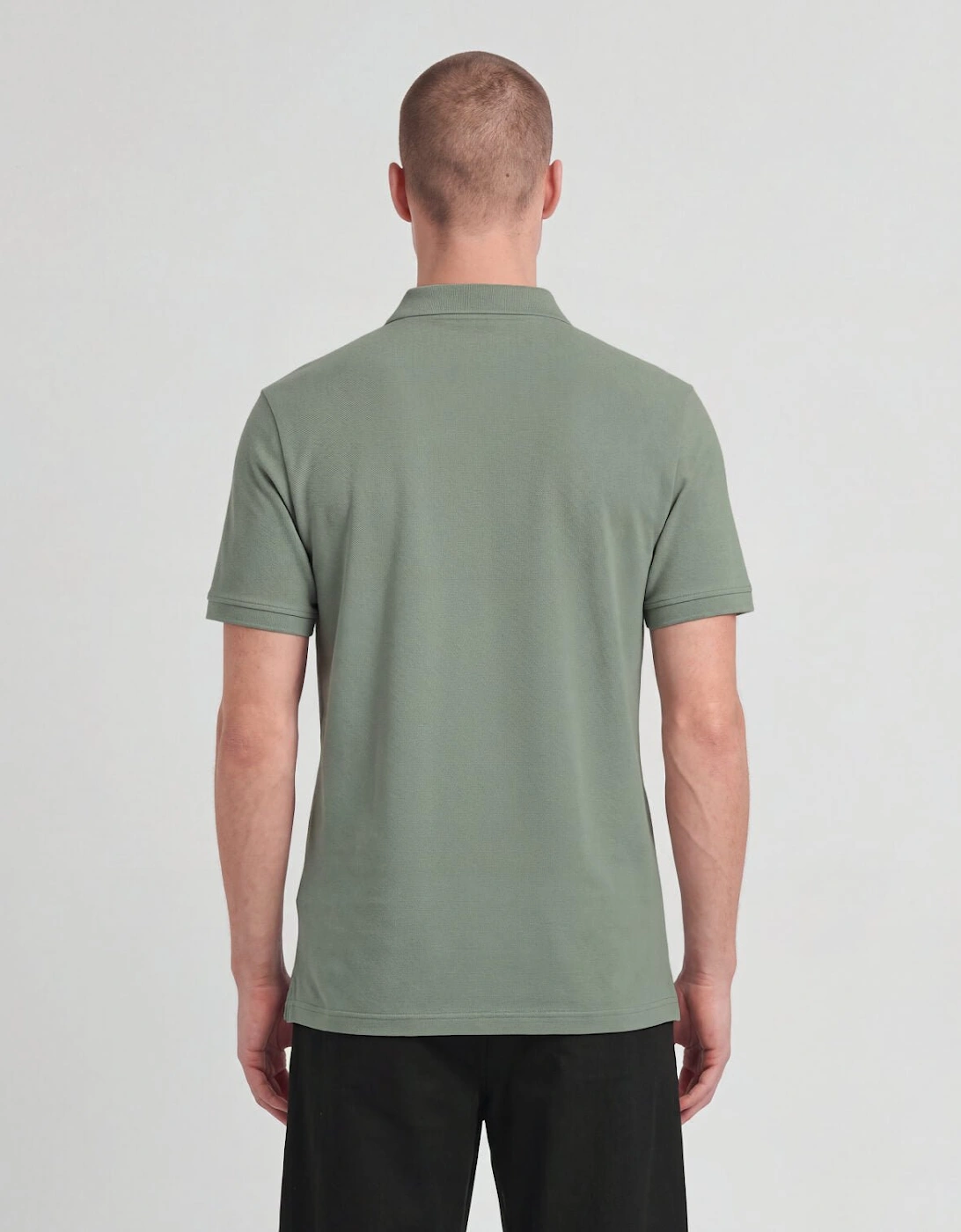 Jacquard Tipped Polo Shirt
