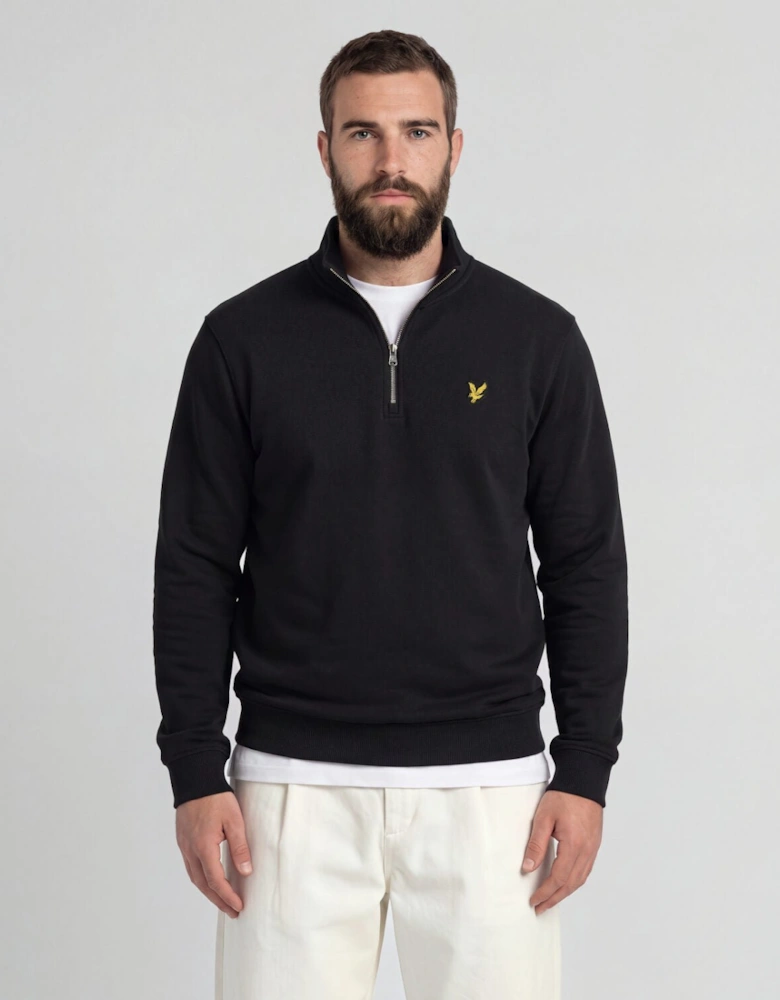 Cotton Loopback 1/4 Zip Sweatshirt