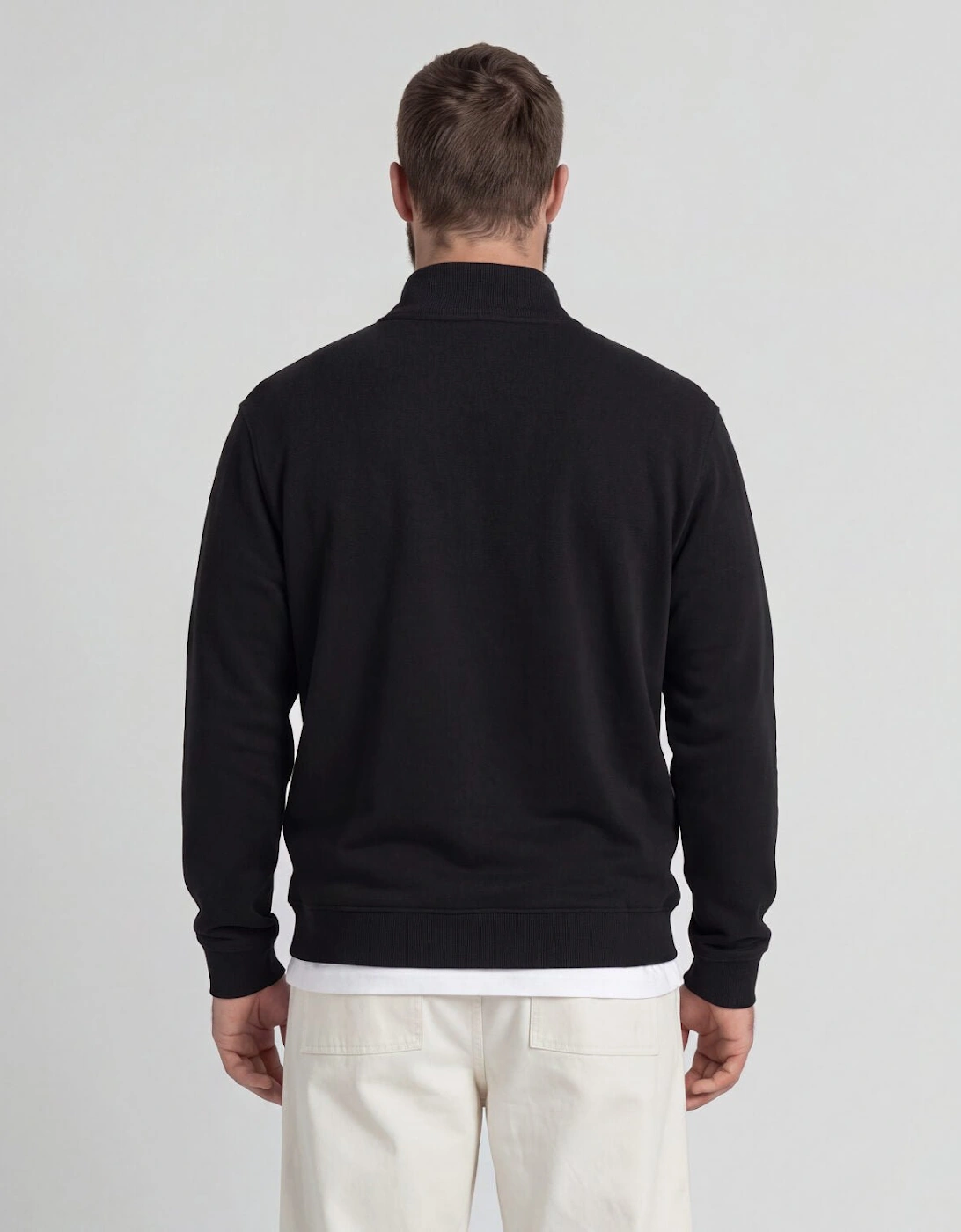 Cotton Loopback 1/4 Zip Sweatshirt