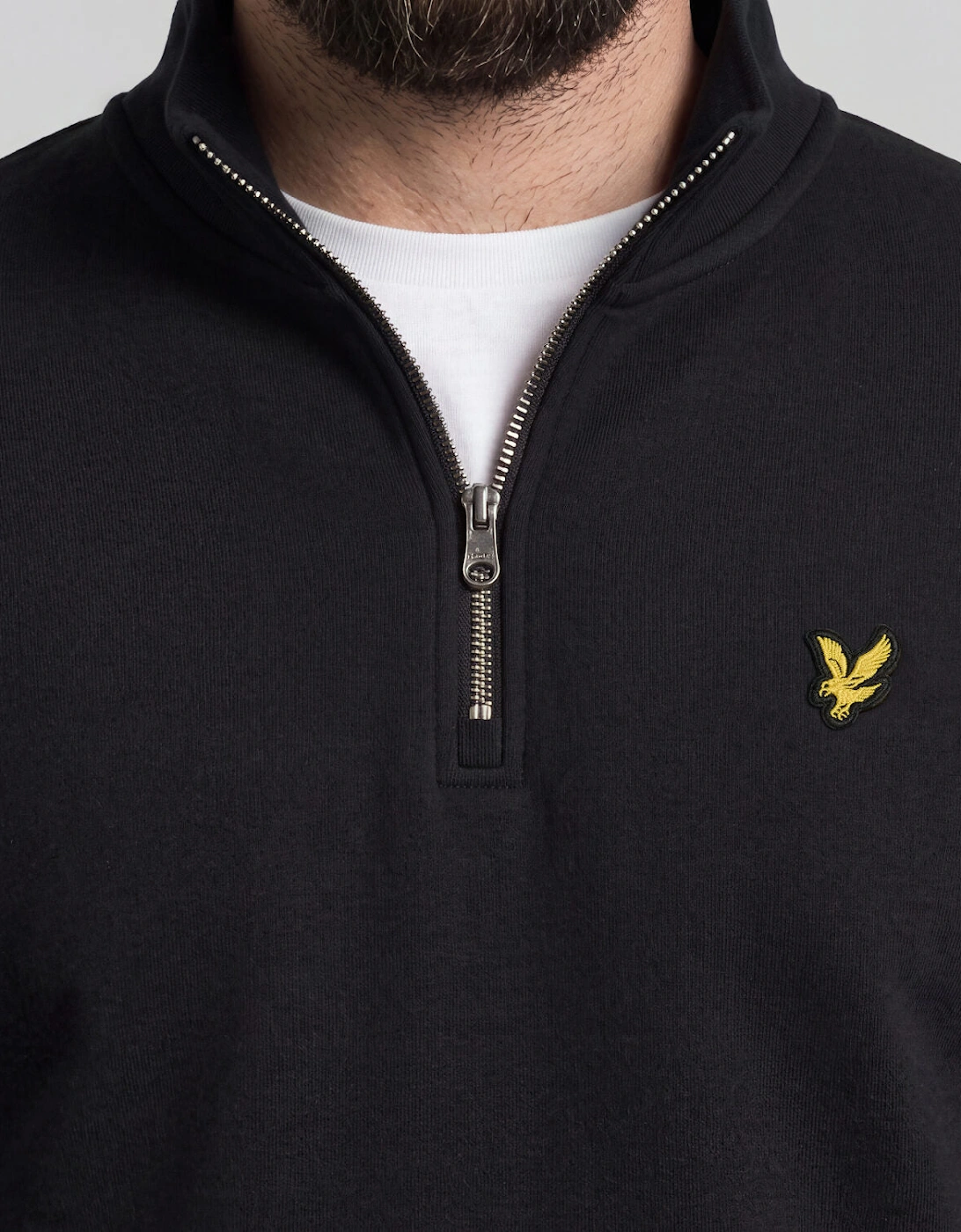 Cotton Loopback 1/4 Zip Sweatshirt