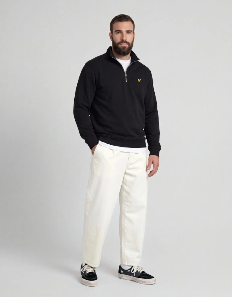 Cotton Loopback 1/4 Zip Sweatshirt
