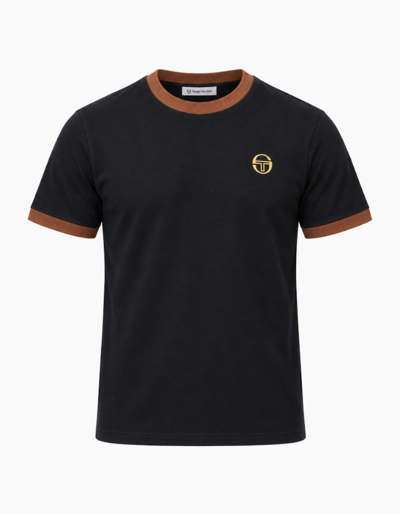 Sergio Tacchini Nera T-Shirt Black/Potting Soil