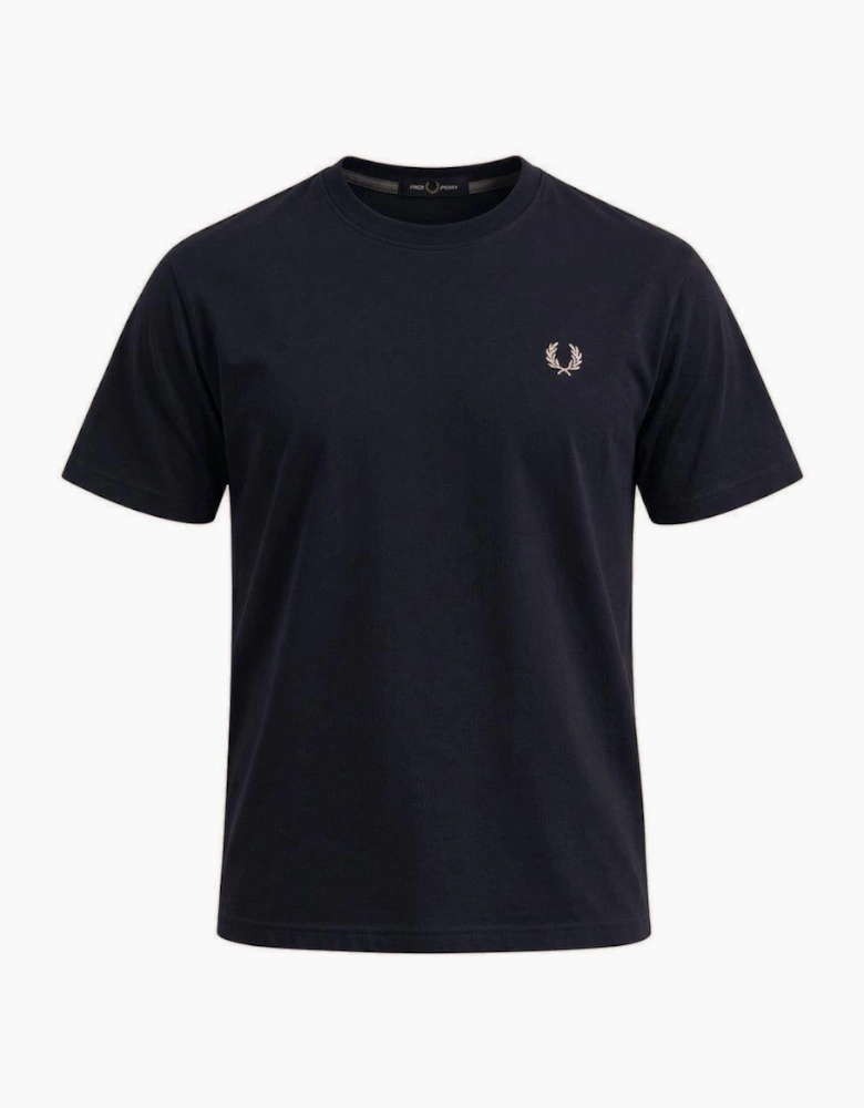 Fred Perry Crew Neck T-Shirt Navy