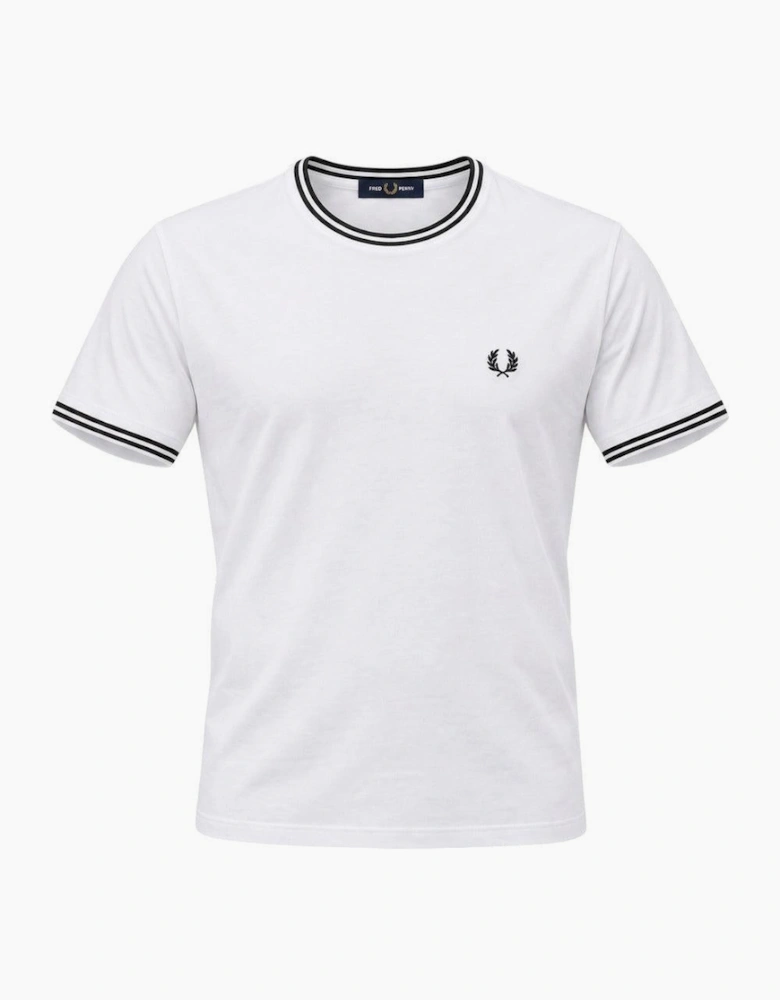 Fred Perry Twin Tipped T-Shirt White
