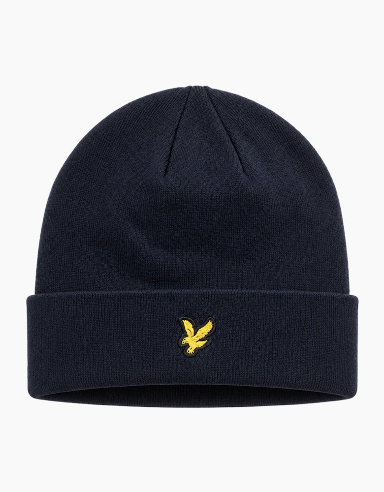 Lyle & Scott Merino Beanie Hat Dark Navy