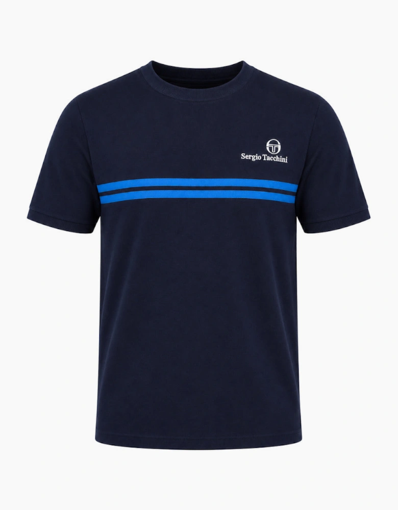 Sergio Tacchini New Supermac T-Shirt Maritime Blue/Princess Blue