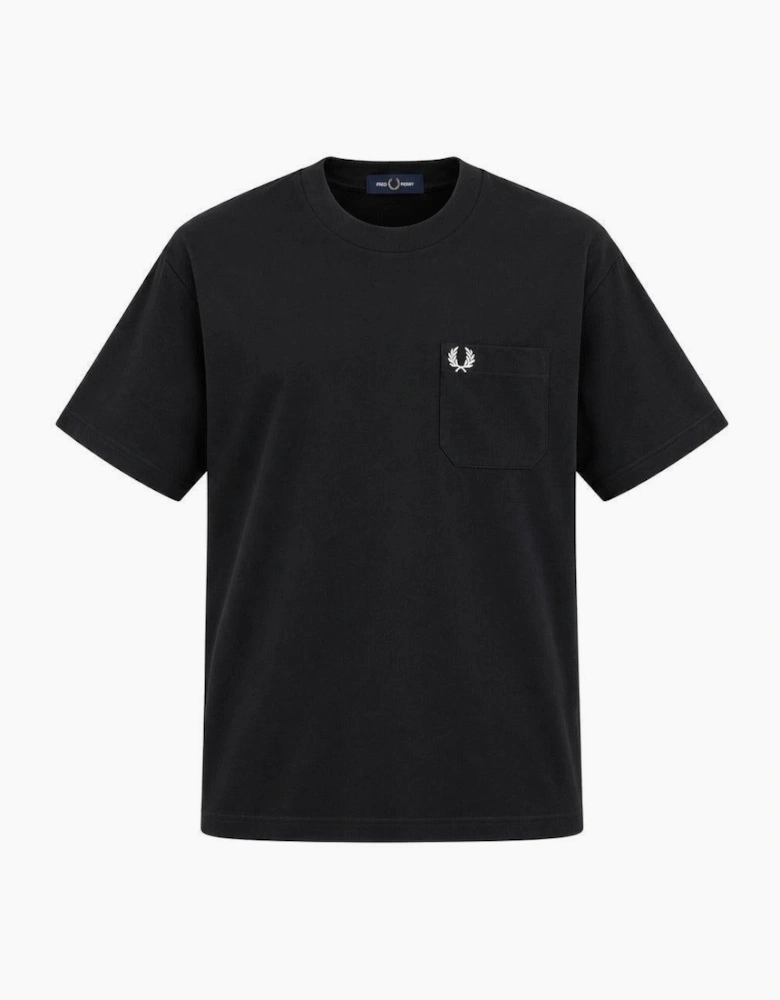 Fred Perry Relaxed Pocket T-Shirt Black