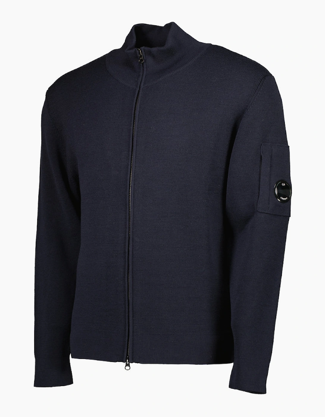 Re-Wool Zip Lens Cardigan