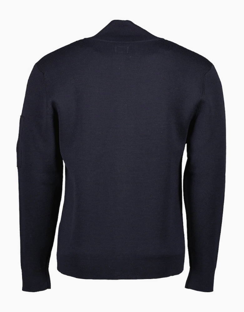 Re-Wool Zip Lens Cardigan
