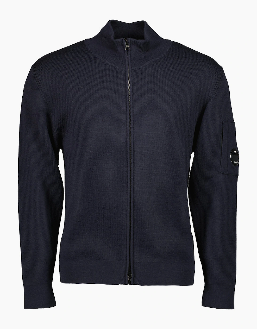 Re-Wool Zip Lens Cardigan
