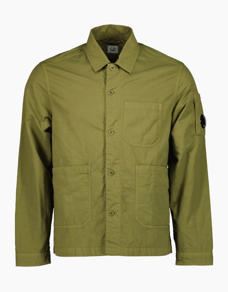 Diagonal Flatt Nylon Lens Overshirt