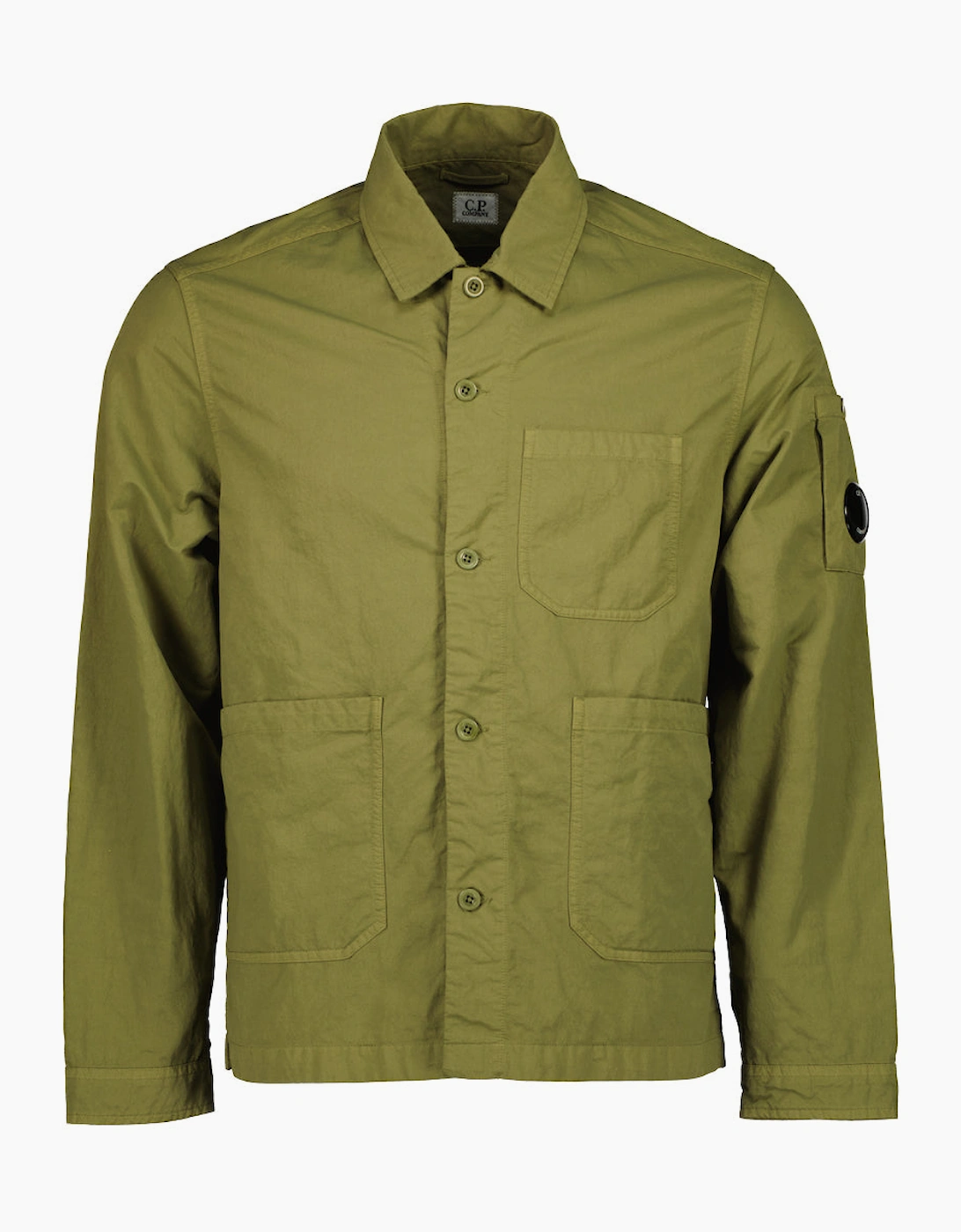Diagonal Flatt Nylon Lens Overshirt