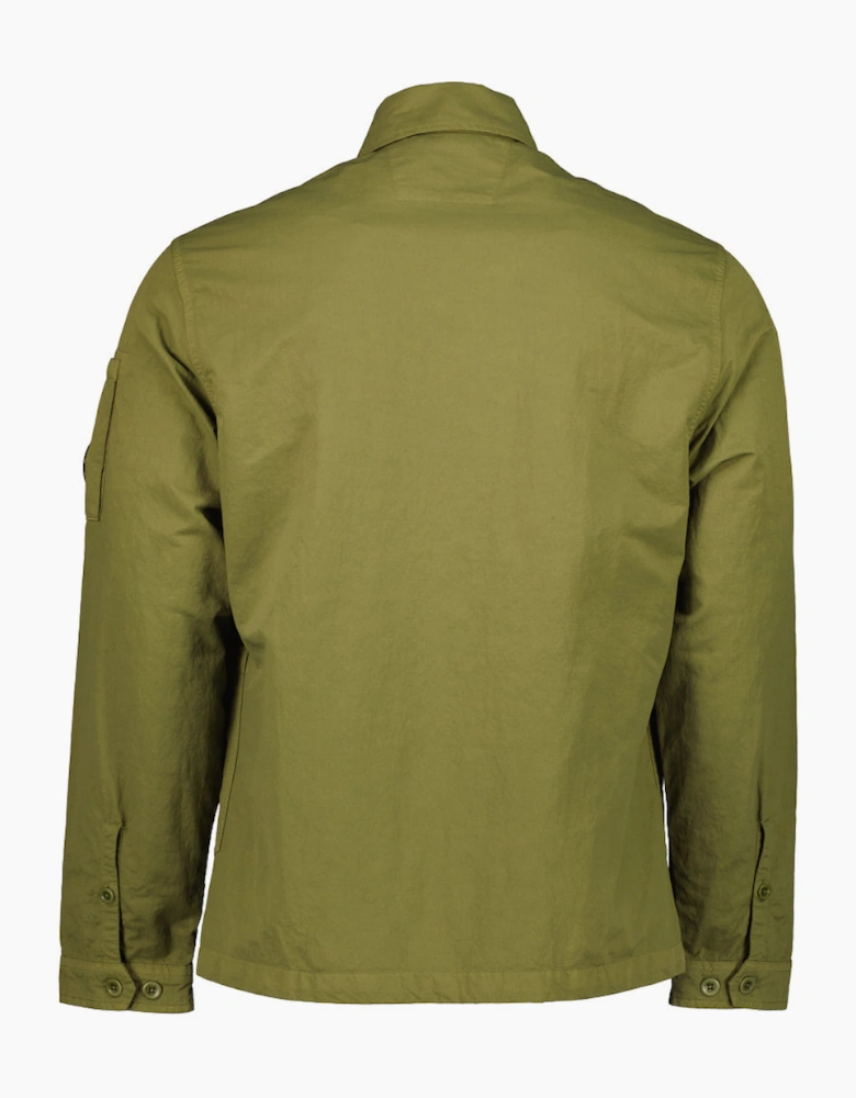 Diagonal Flatt Nylon Lens Overshirt