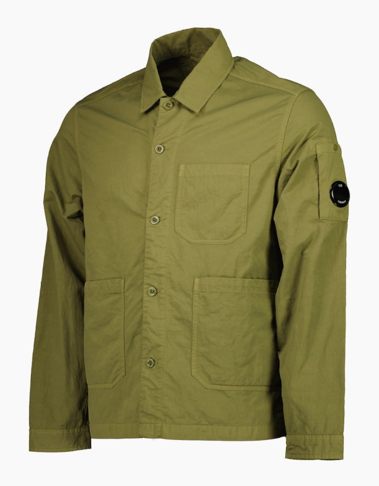 Diagonal Flatt Nylon Lens Overshirt
