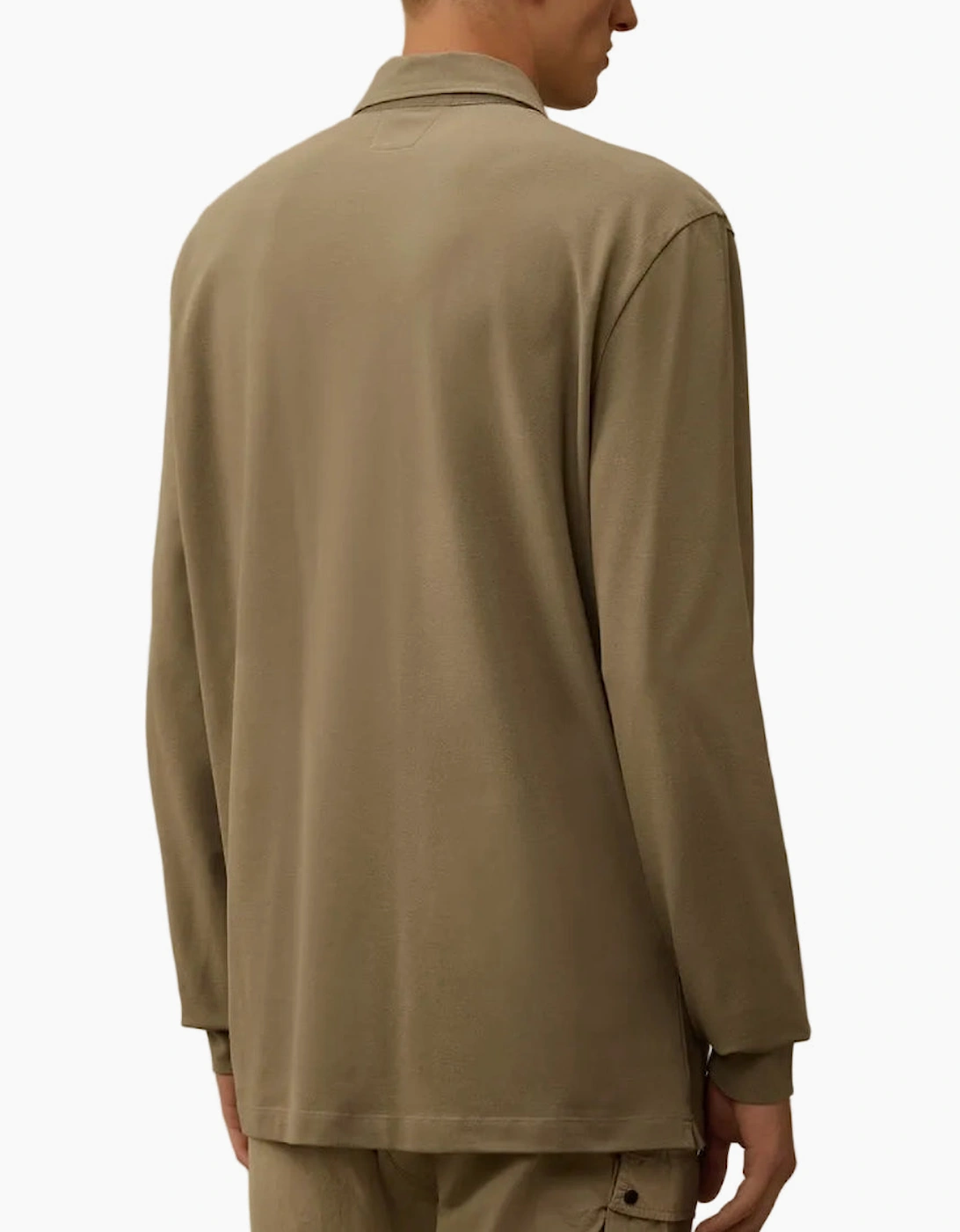 Long Sleeve Stretch Piquet Polo