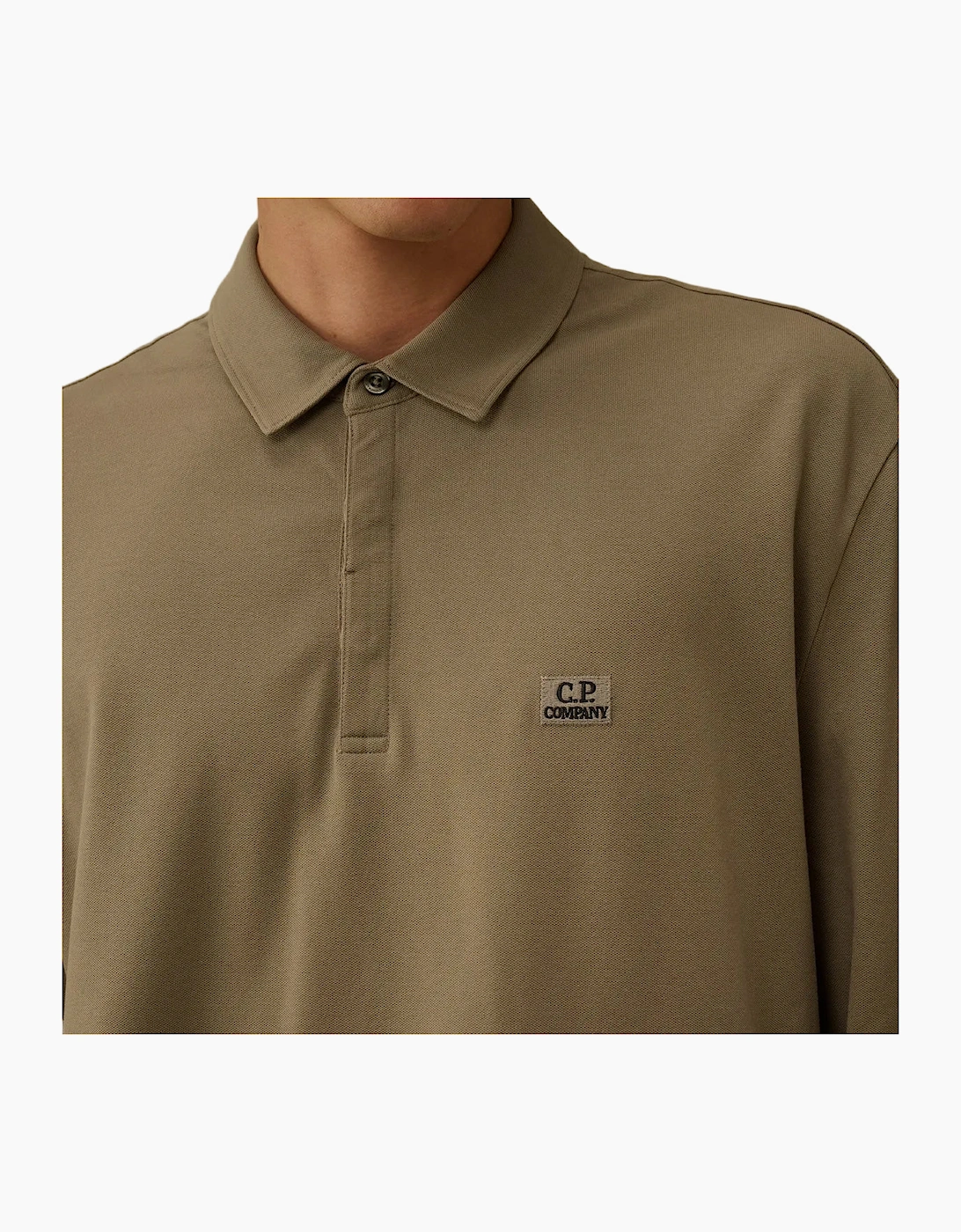 Long Sleeve Stretch Piquet Polo