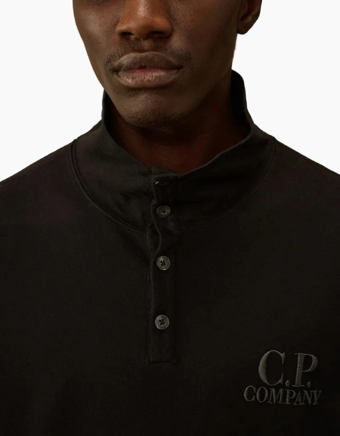 Long Sleeve Embroidered Logo Jersey Polo