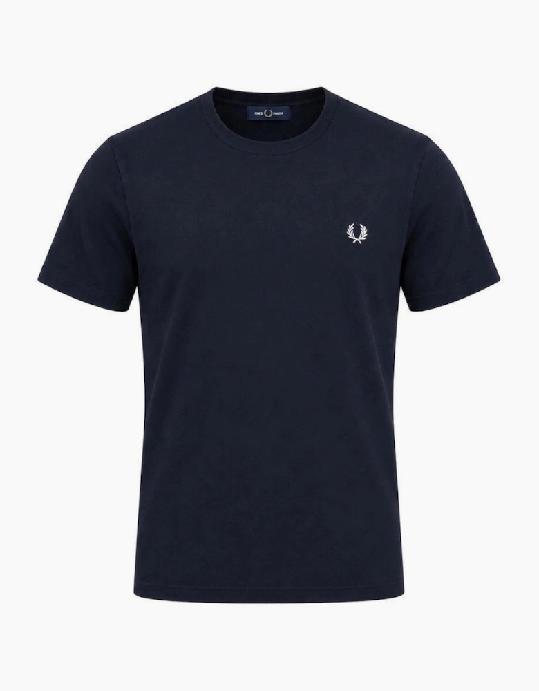 Fred Perry Ringer T-Shirt Navy