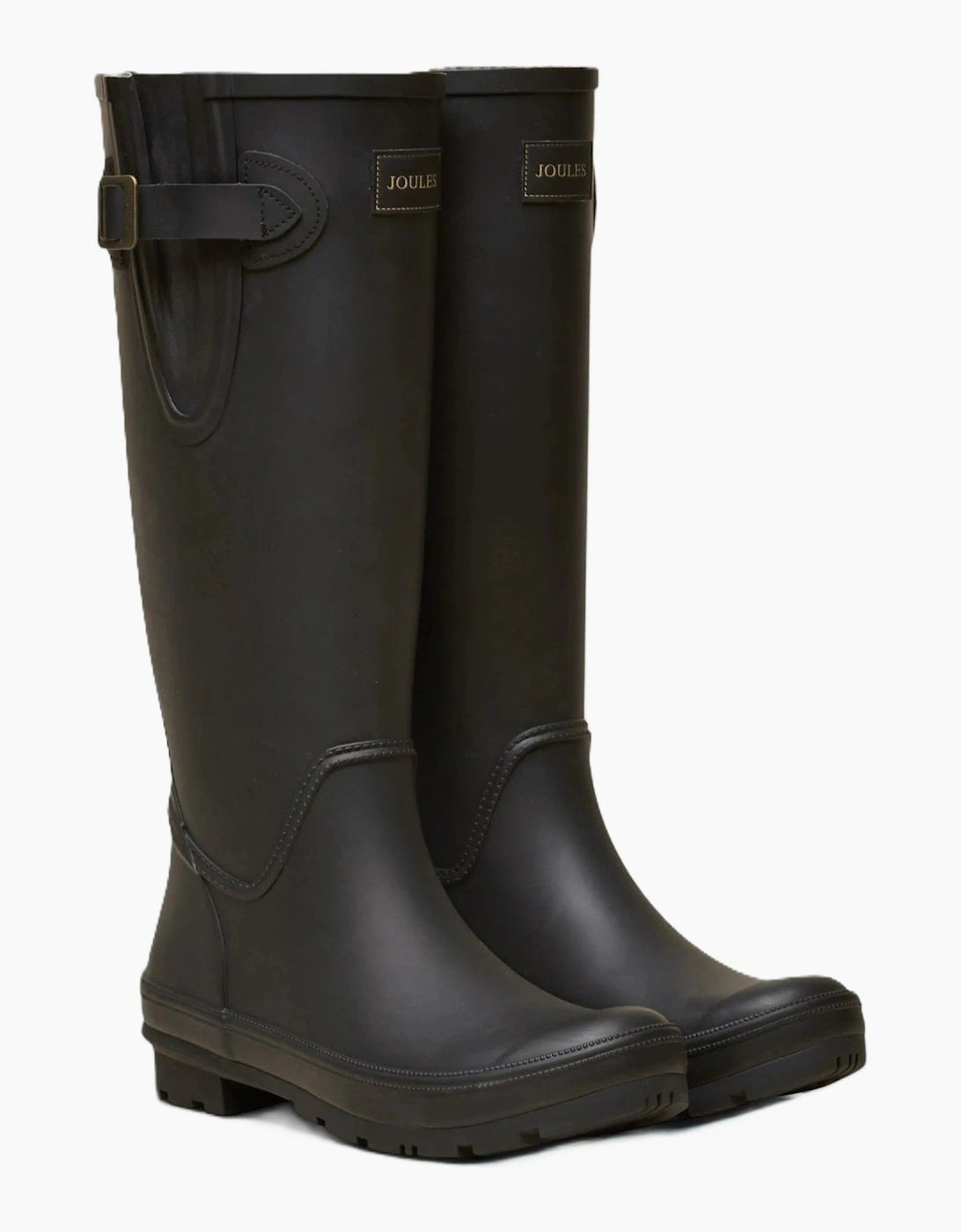 Joules Women's Black Houghton Tall Rubber Wellington Boots - Size 8