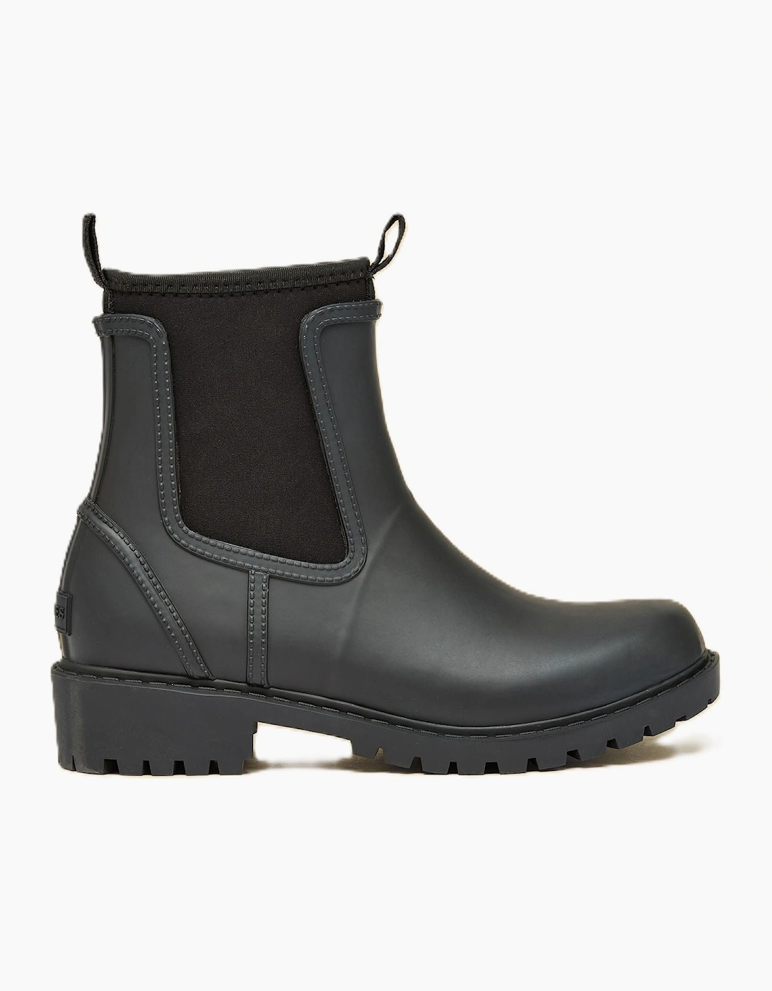 Joules Oakfield Rubber Women's Black Wellington Chelsea Boots