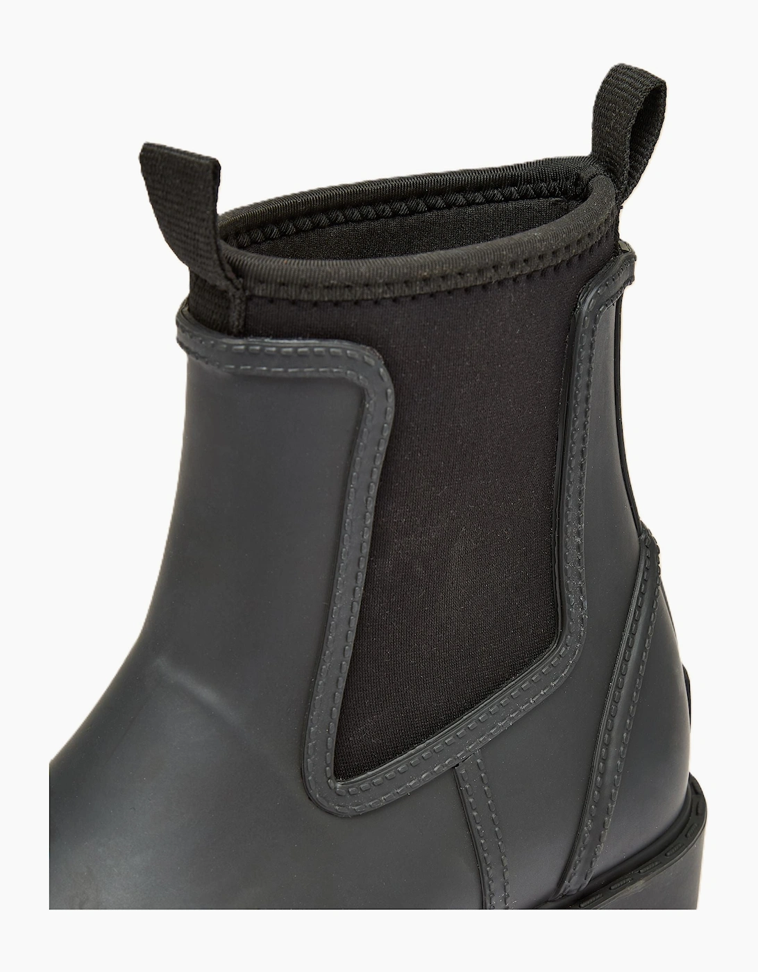 Joules Oakfield Rubber Women's Black Wellington Chelsea Boots