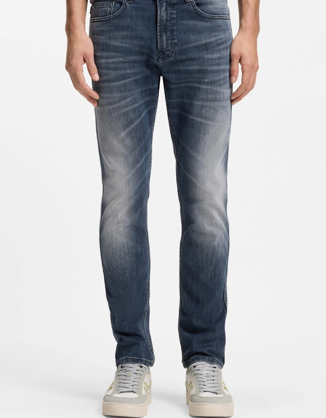 BOSS Delaware Slim Fit Stretch Jeans Dark Blue