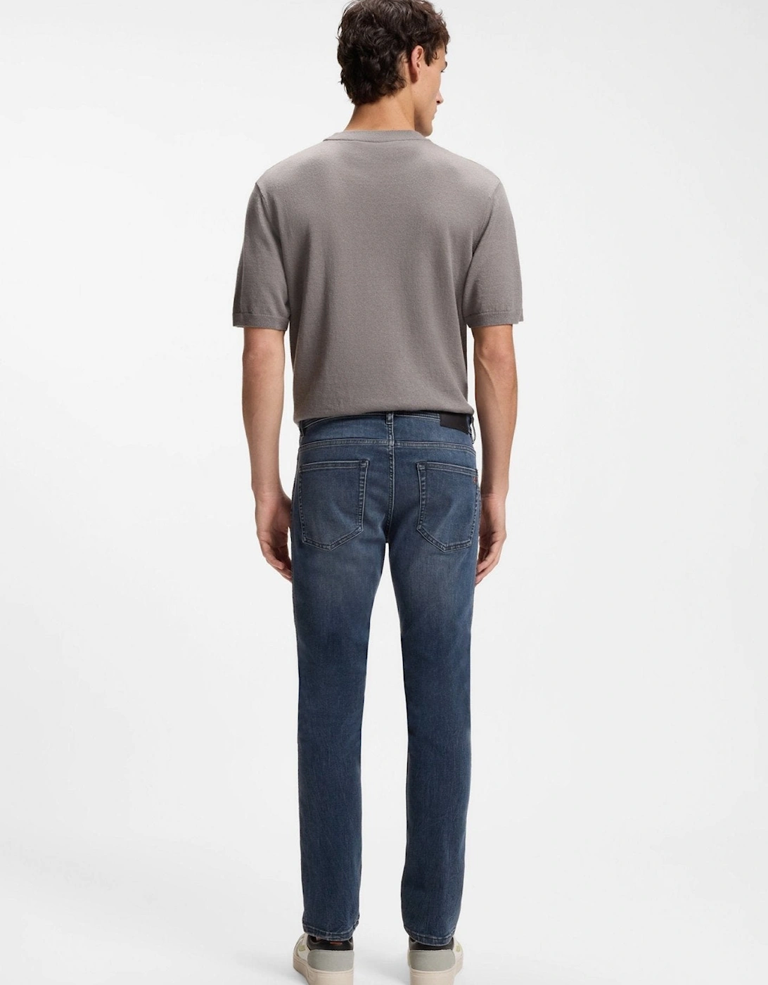 BOSS Delaware Slim Fit Stretch Jeans Dark Blue