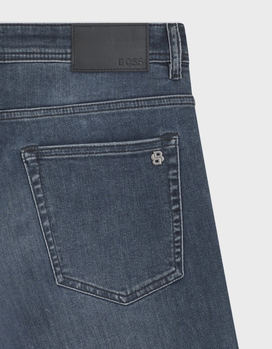 BOSS Delaware Slim Fit Stretch Jeans Dark Blue