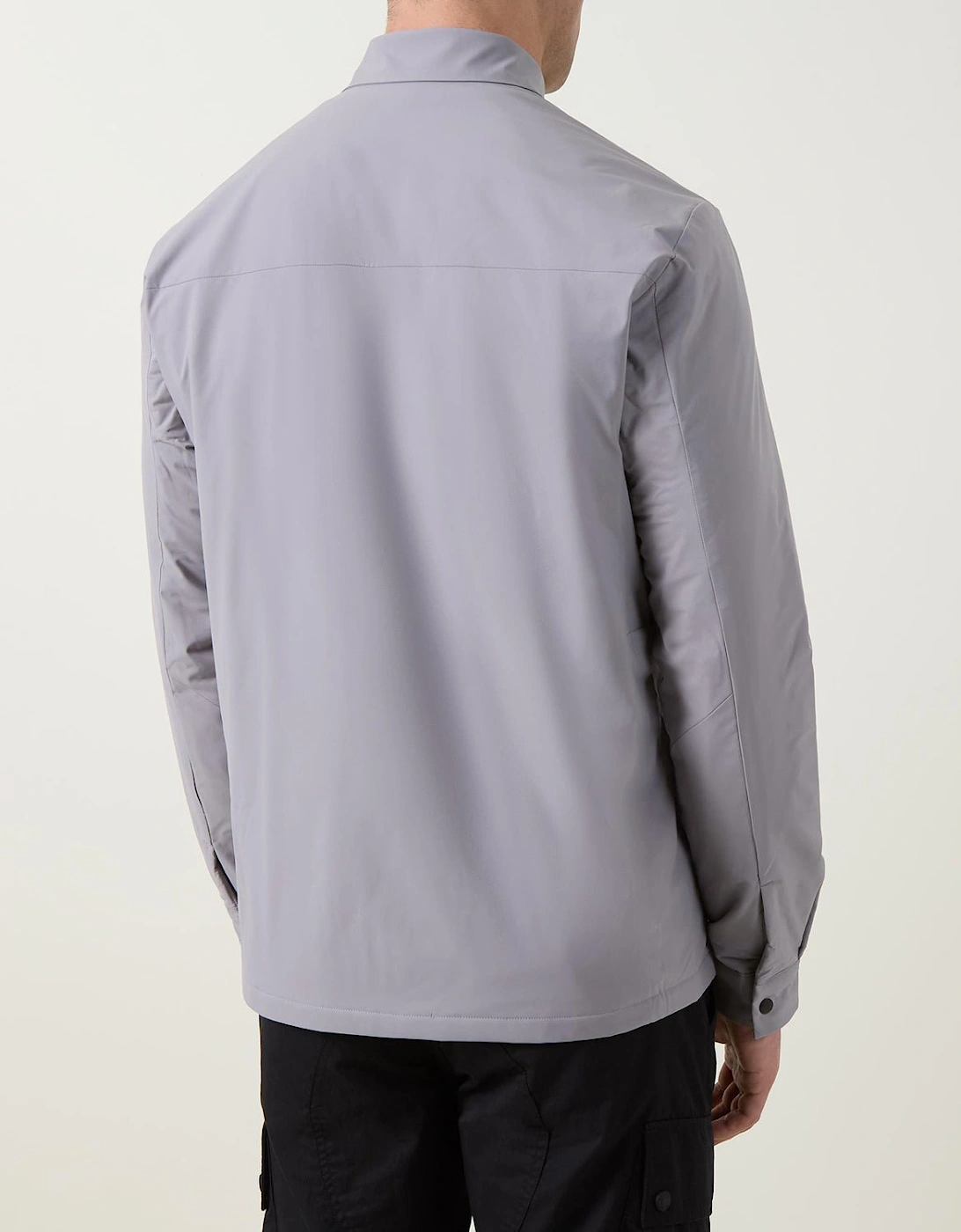 BOSS Tour Overshirt Open Grey