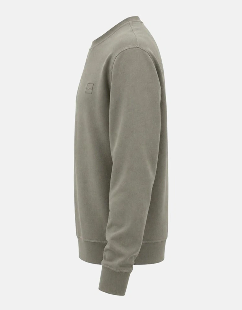 BOSS Reg Fit Westart Sweatshirt Open Grey
