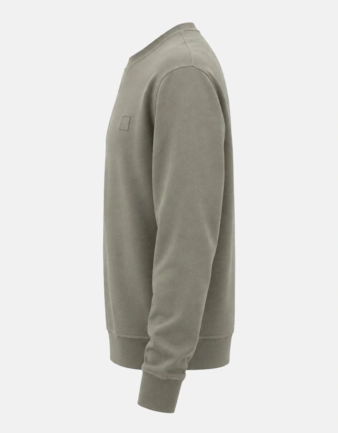 BOSS Reg Fit Westart Sweatshirt Open Grey