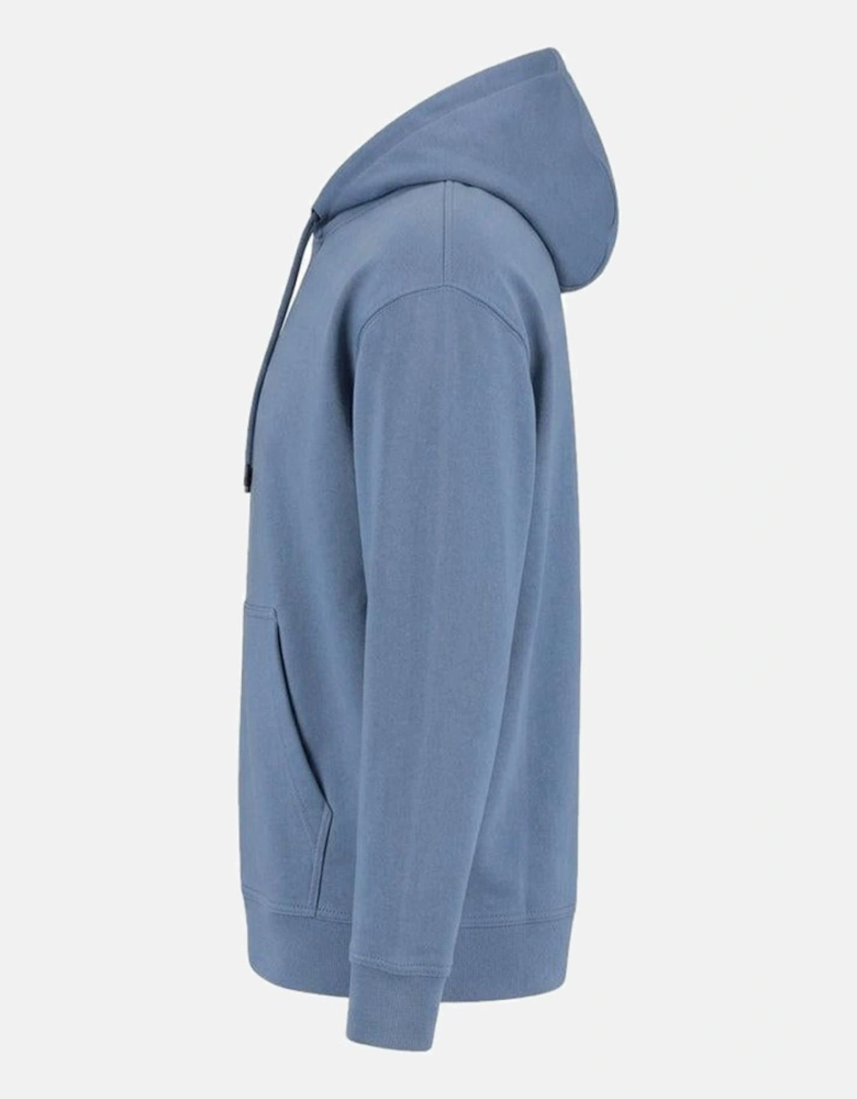 BOSS WeSmall Logo Hoodie Open Blue