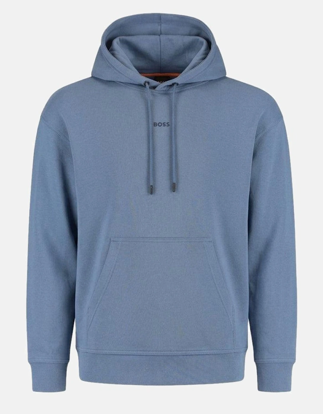 BOSS WeSmall Logo Hoodie Open Blue