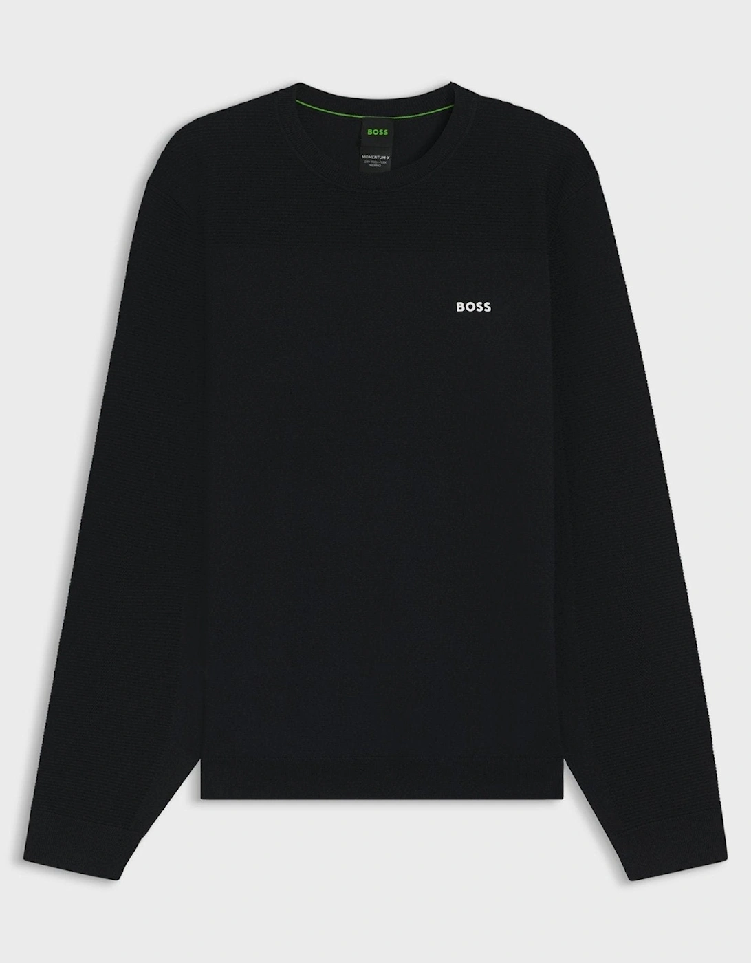 BOSS Momentum-X Crew Neck Jumper Dark Blue