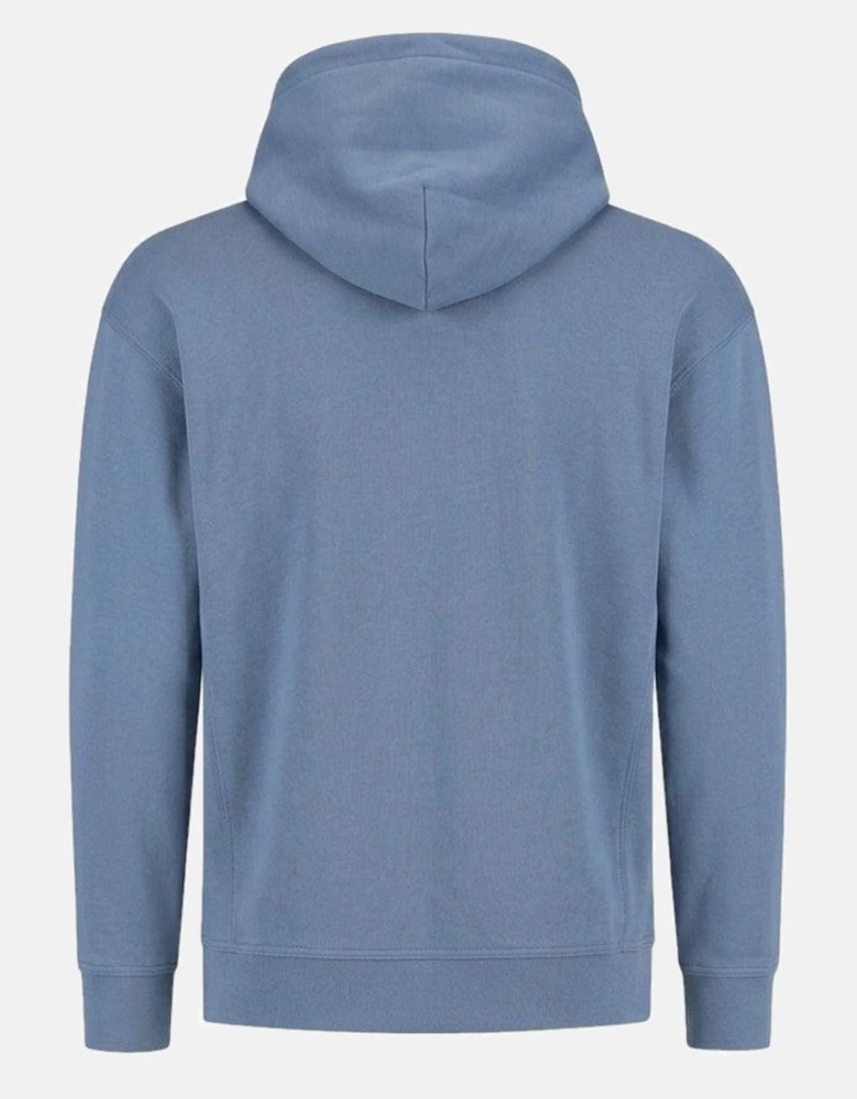BOSS WeSmall Logo Hoodie Open Blue