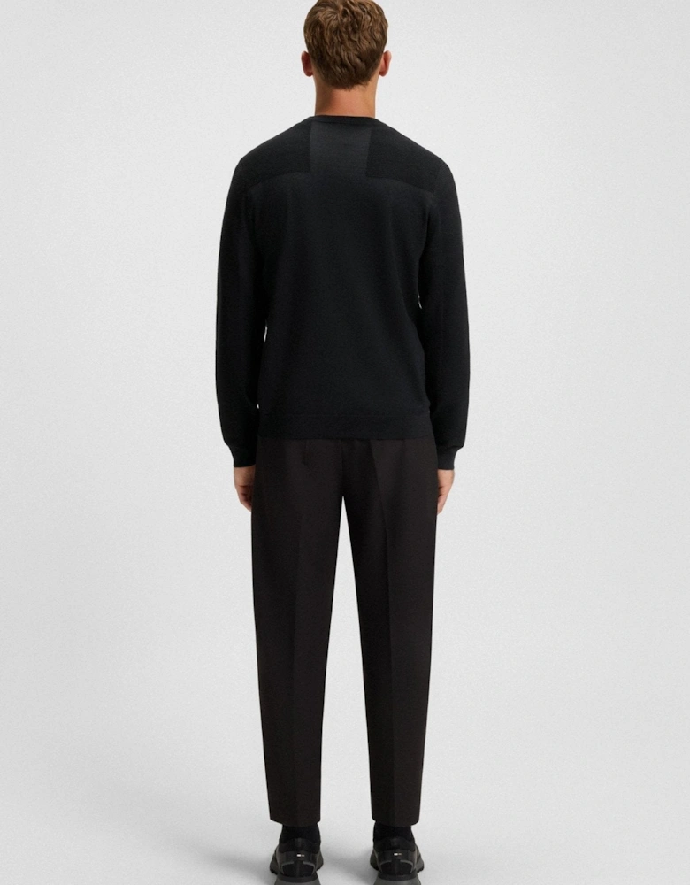BOSS Momentum-X Crew Neck Jumper Dark Blue