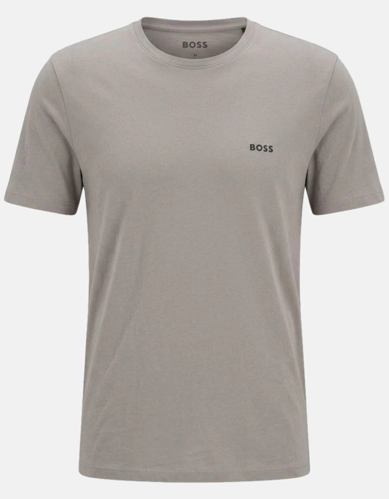 BOSS 3 Pack Cotton T-Shirts Black Grey White