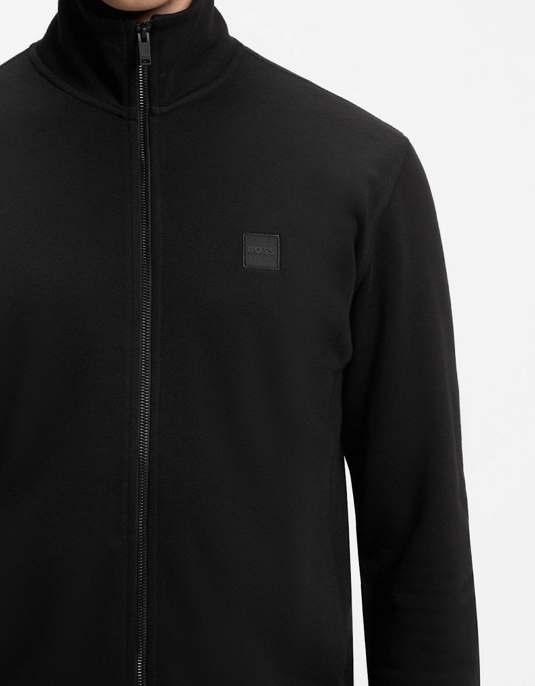 BOSS Zestart Zip Through Sweatshirt Black